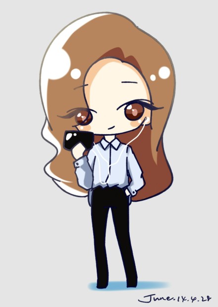 jessica郑秀妍少女时代q版手绘