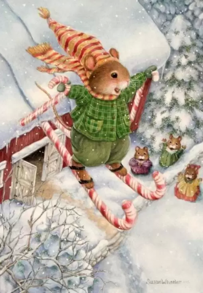 来自新英格兰的插画家Susan Wheeler用彩色铅笔绘制出了一系列围绕兔子一家生活的温馨绘本。毛茸茸的画面甜蜜又温馨 ~