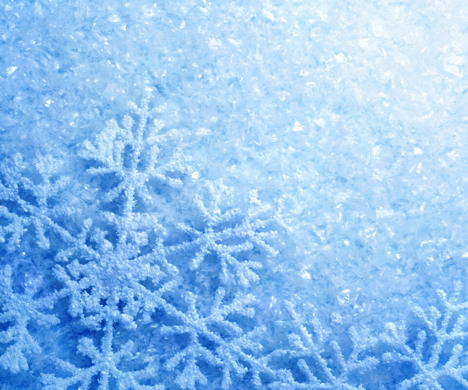 冬天最美的风景雪花壁纸