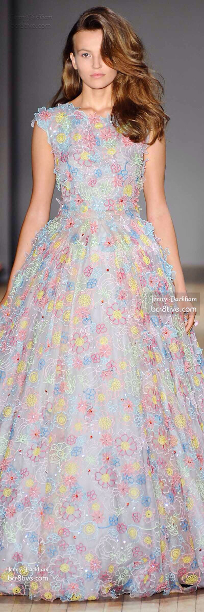 【定格在华服霓裳】Jenny Packham Spring 2015！