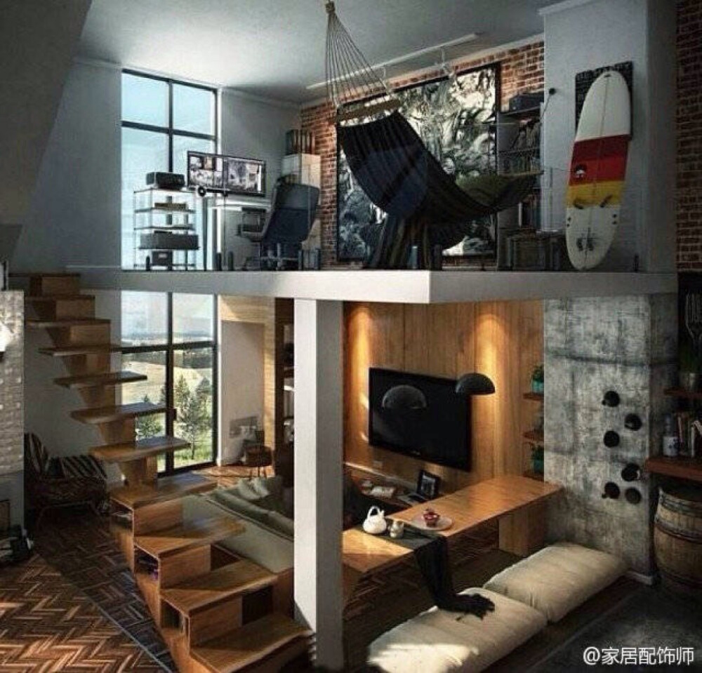 阁楼，家居，建筑，温暖，装修