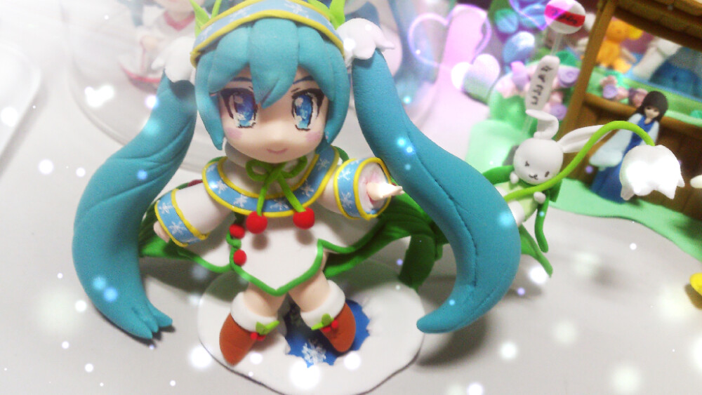 雪初音——铃兰初音。欢迎来图定制哦！O(∩_∩)O~需要的请微博私信@森森不幸罹患低血糖