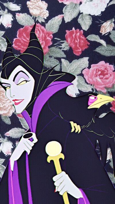 迪士尼系列 maleficent iPhone壁纸 iPhone5 iPhone 壁纸 欧美 手机壁纸 插画 平铺