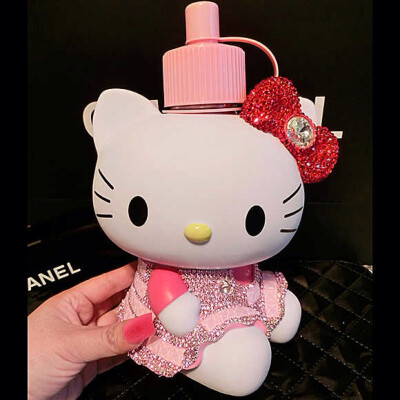 范爷同款 HelloKitty保温杯 可爱镶钻保温杯创意礼品 冰冰最爱