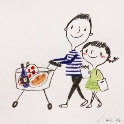 简笔日记画5