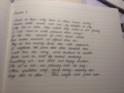 Shakespeare sonnets