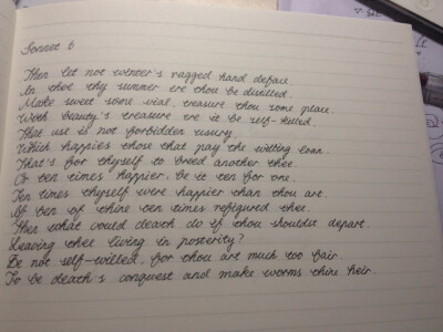 Shakespeare sonnets