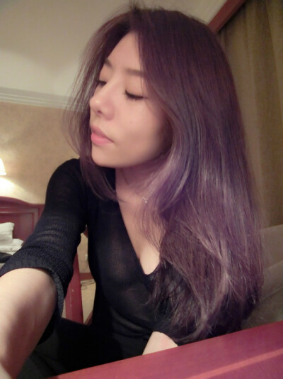 染发 紫色头发