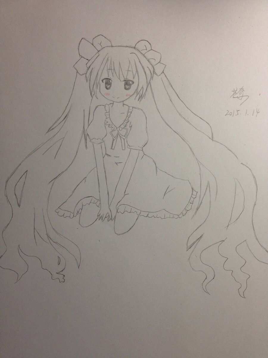 2015.1.14，初音练手失败。