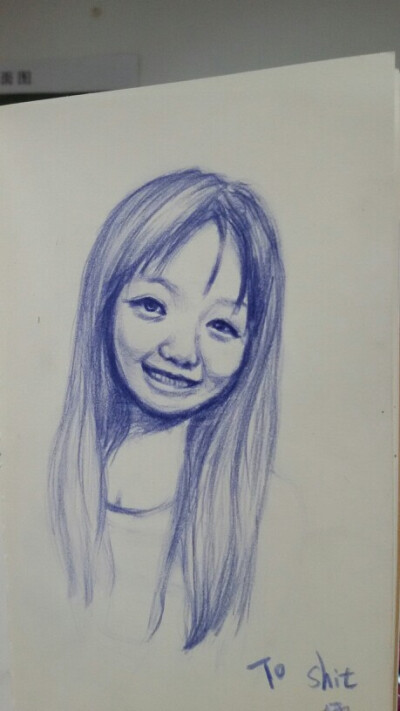 彩铅写实，可爱的室友