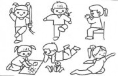 儿童简笔画(⁎⁍̴̀◡⁍̴́⁎)♡人物