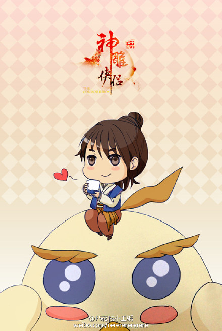 2015电视剧神雕侠侣随手画杨过 陈晓饰演杨过 cr.冰洁woqu