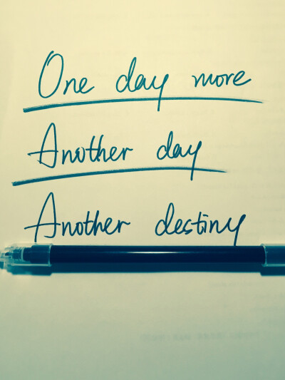 手写句子 歌词 原创 励志 英文【devilyn】