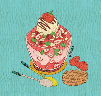 草莓冰粥 【hye】