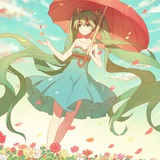 初音 美美哒 绿发