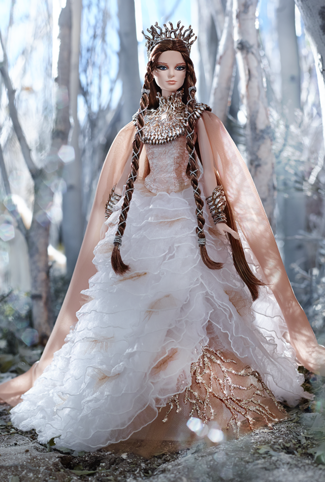 芭比娃娃 2015限量版 lady of the white woods64 barbie03 doll