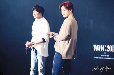 winner 150117WWIC上海粉丝见面会。姜胜允南太铉【cr：afra】【转载请注明原出处】