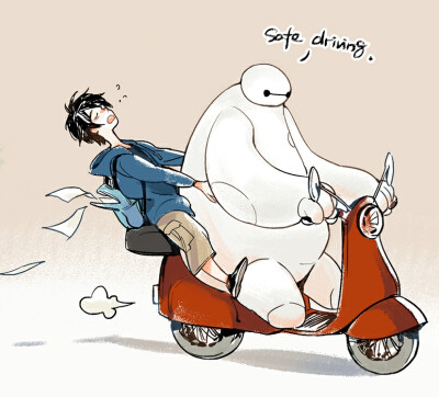 Big Hero 6 （超能陆战队） Hiro Hamada （小宏） Baymax（大白）