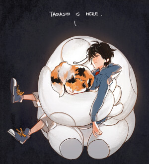Big Hero 6 （超能陆战队）      Hiro Hamada （小宏）    Baymax（大白）