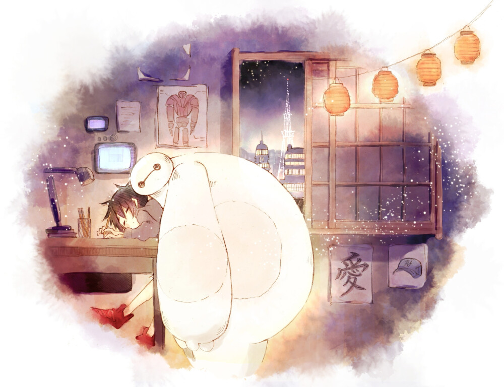 Big Hero 6 （超能陆战队） Hiro Hamada （小宏） Baymax（大白）