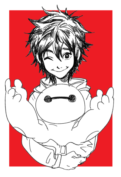 Big Hero 6 （超能陆战队） Hiro Hamada （小宏） Baymax（大白）