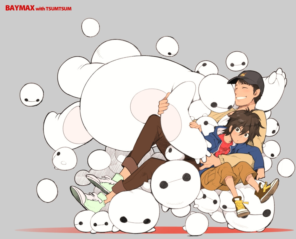 Big Hero 6 （超能陆战队） Hiro Hamada （小宏） Tadashi Hamada （泰迪） Baymax（大白）