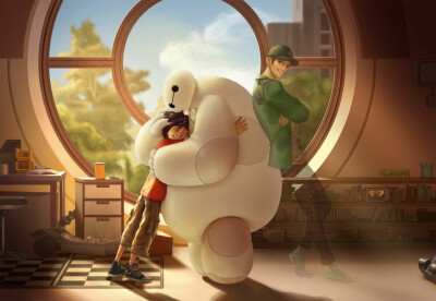 Big Hero 6 （超能陆战队） Hiro Hamada （小宏） Tadashi Hamada （泰迪） Baymax（大白）