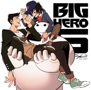 Big Hero 6 （超能陆战队）      Hiro Hamada （小宏）   Tadashi Hamada  （泰迪）      Baymax（大白）