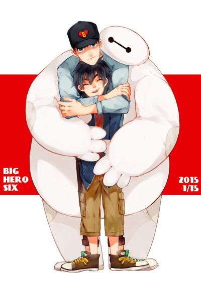 Big Hero 6 （超能陆战队） Hiro Hamada （小宏） Tadashi Hamada （泰迪） Baymax（大白）