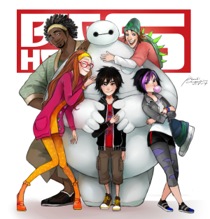 Big Hero 6（超能陆战队）     Silver Samurai、Sunfire、GoGo Tomago、Honey Lemon、Hiro Takachiho与Baymax