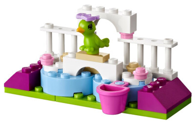 益智玩具 适合5~12岁的宝宝 女孩系列小鹦鹉的栖木 L41024