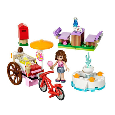 益智玩具 适合5~12岁的宝宝 女孩系列奥莉薇亚的雪糕车 L41030