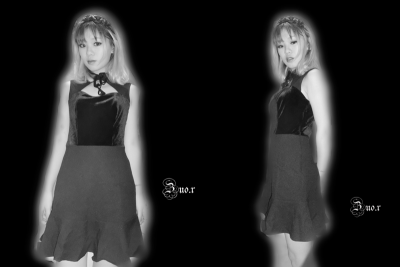 华伦天奴小黑裙