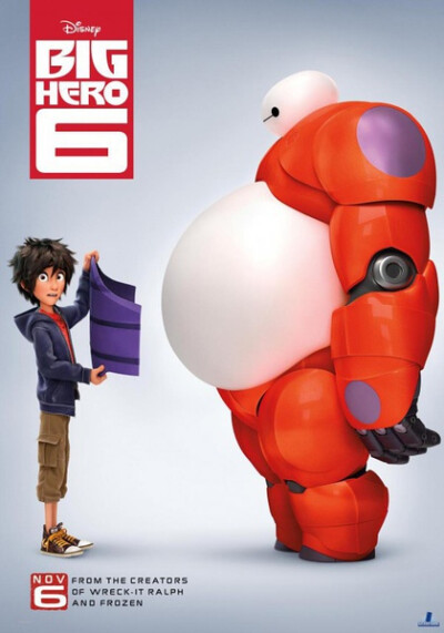 《超能陆战队 Big Hero 6》我也想要一个这么可爱，萌萌的，软软的，温暖的，有爱的机器人~~~~~~~~~~