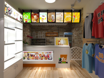 奶茶店加盟 动漫店加盟 动漫主题餐厅 店面设计 装修