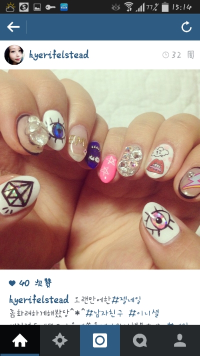 nailart 来自ins