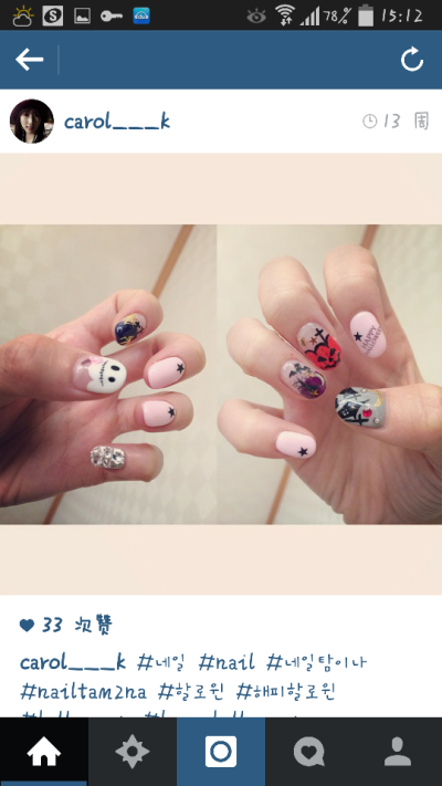 nailart 来自ins