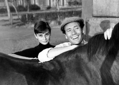 Audrey Hepburn and her husband Mel Ferrer