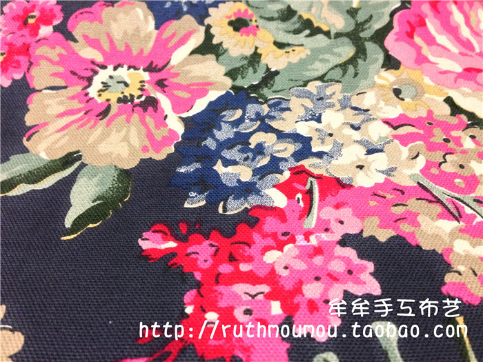 cath kidston 英伦 森系 小清新 手工diy 布艺 帆布 碎花 拼布包 拼布 布料 唯美 屯布 植物 牡丹 大花