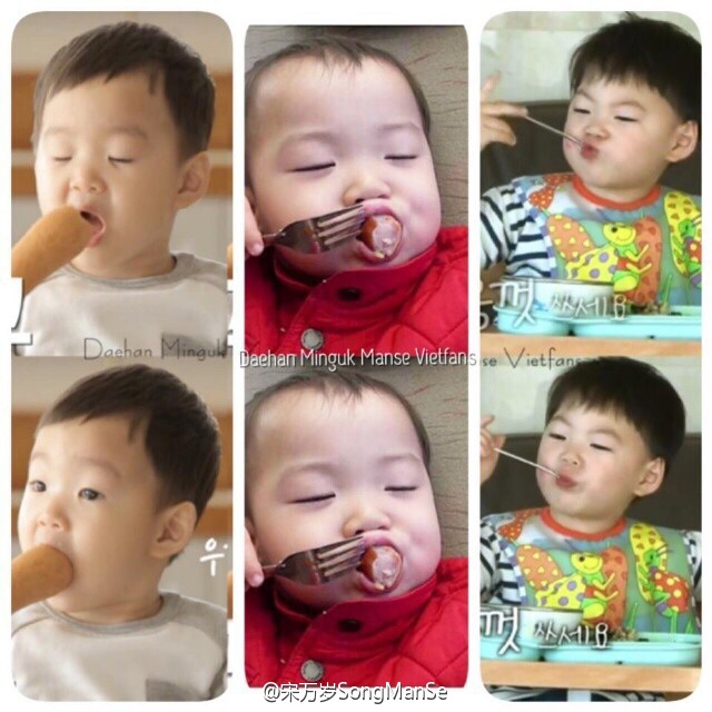 sadong 的疯狂吃相，我们只是像aba一样，吃的好