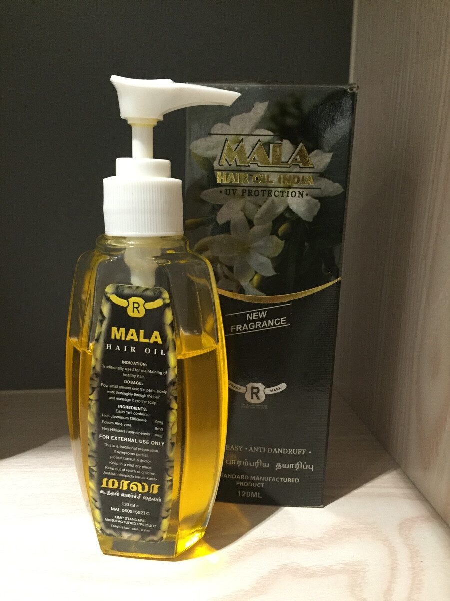 #安利好货#马来西亚旅行时带回来的护发油MALA HAIR OIL，用了头发光泽很好