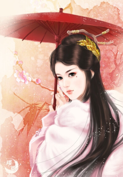 听弦断，断那三千痴缠。坠花湮，湮没一朝风涟。花若怜，落在谁的指尖。