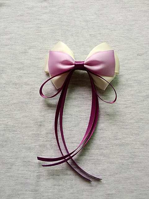 飞鱼小栈手工发饰蝴蝶结飘带