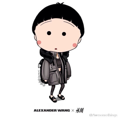 头像 樱桃小丸子 H&amp;amp;M 和Alexander Wang