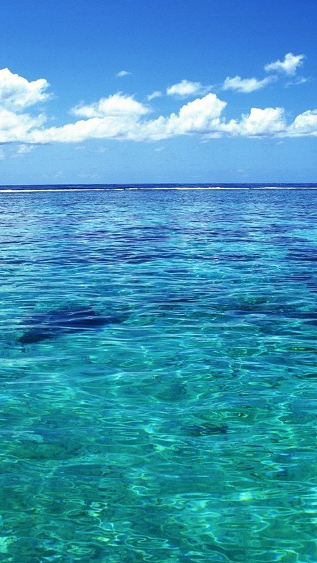 蓝天 大海 壁纸