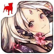 Zynga 卡牌游戏【灵异阴阳录】游戏图标看板娘 木花开耶姬