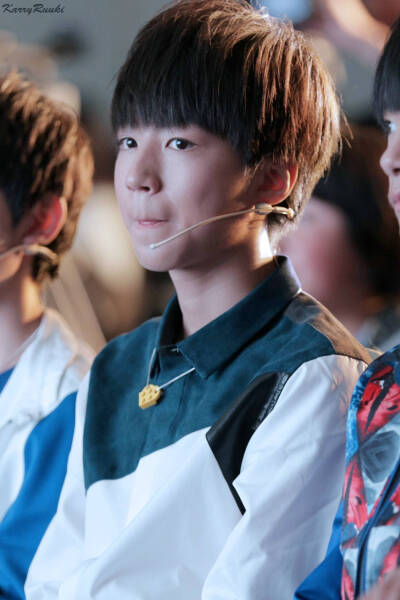 TFBOYS王俊凯 王俊凯，2014.10.17星钻圆梦计划公益活动 cr.logo