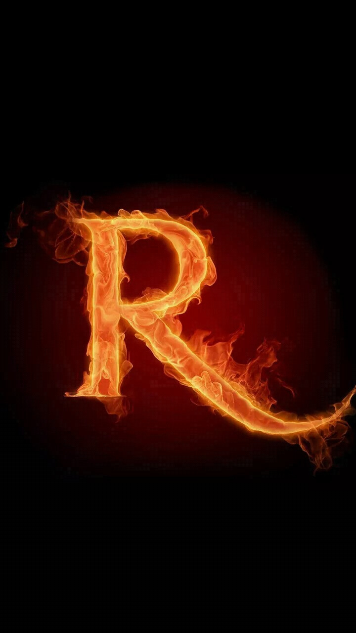 火焰字母r