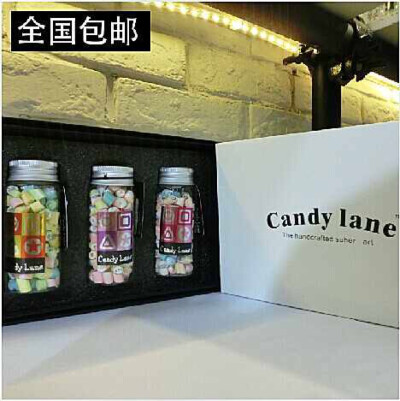 Candy Lane澳洲进口手工糖果定制 创意情人礼盒水果口味硬糖 包邮