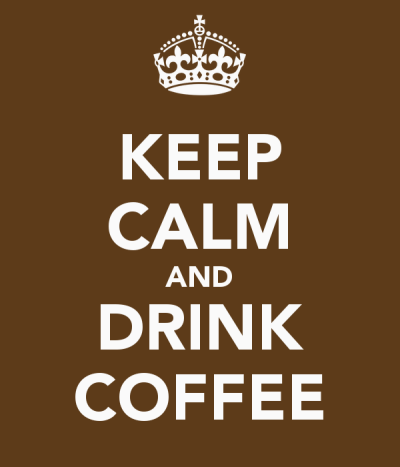 keep calm coffee